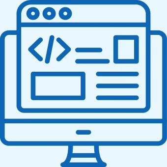 infographic of development coding </> process