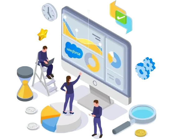 Team deploying Zoho across the organization